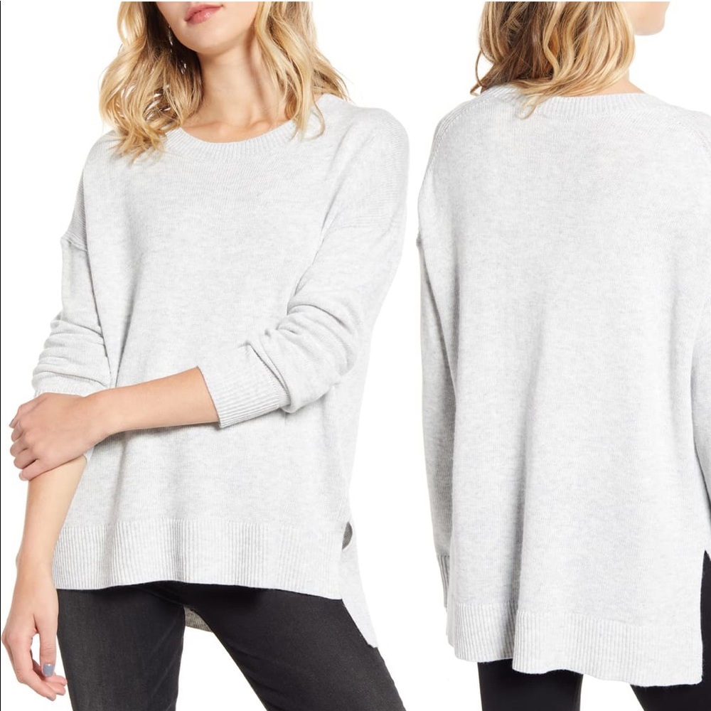 Chelsea 28 High Low Crewneck Sweater